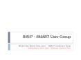 RSVP - SMART User Group PowerPoint PPT Presentation