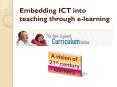 Embedding ICT into teaching through e-learning PowerPoint PPT Presentation