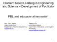 PBL and educational innovation PowerPoint PPT Presentation