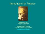 Introduction to Finance