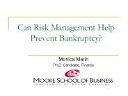 Can Risk Management Help Prevent Bankruptcy?