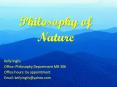 Philosophy of Nature PowerPoint PPT Presentation