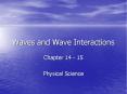 Waves and Wave Interactions PowerPoint PPT Presentation