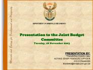 COMMUNICATION CHIEF DIRECTORATE