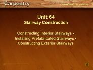 Stairway Construction