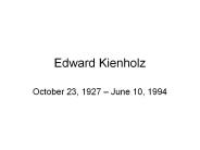 Edward Kienholz