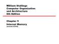 William Stallings Computer Organization and Architecture 6th Edition PowerPoint PPT Presentation