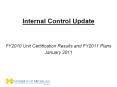 Internal Control Update PowerPoint PPT Presentation