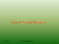 Unix-v5 Process Structure PowerPoint PPT Presentation