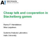 Cheap talk and cooperation in Stackelberg games