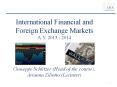 International Financial and Foreign Exchange Markets A.Y. 2013 - 2014  Giuseppe Schlitzer (Head of the course), Arianna Ziliotto (Lecturer) PowerPoint PPT Presentation