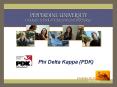 Phi Delta Kappa (PDK) PowerPoint PPT Presentation
