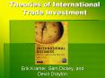Theories of International Trade Investment PowerPoint PPT Presentation