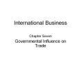 International Business PowerPoint PPT Presentation