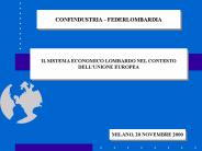 CONFINDUSTRIA - FEDERLOMBARDIA