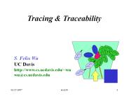 Tracing