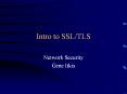 Intro to SSL/TLS PowerPoint PPT Presentation