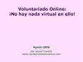 Voluntariado Online:  PowerPoint PPT Presentation