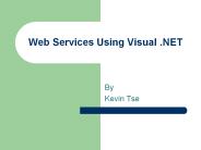 Web Services Using Visual .NET