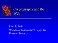 Cryptography and the Web PowerPoint PPT Presentation