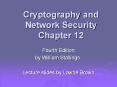 Cryptography and Network Security Chapter 12 PowerPoint PPT Presentation