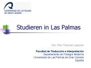 Studieren in Las Palmas