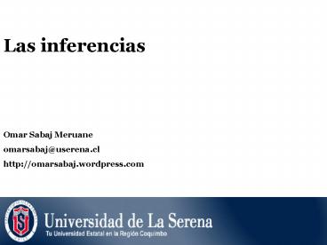 Objetivos de la presentaci