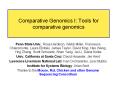 Comparative%20Genomics%20I:%20Tools%20for%20comparative%20genomics PowerPoint PPT Presentation