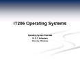 IT206 Operating Systems PowerPoint PPT Presentation