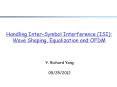 Handling Inter-Symbol Interference (ISI): Wave Shaping, Equalization and OFDM PowerPoint PPT Presentation
