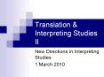Translation PowerPoint PPT Presentation