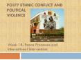 PO377 Ethnic Conflict and Political Violence PowerPoint PPT Presentation