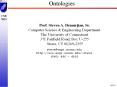 Ontologies PowerPoint PPT Presentation
