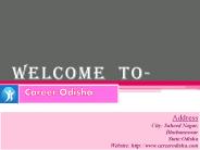 Jobs in odisha