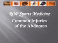 ROP Sports Medicine: PowerPoint PPT Presentation