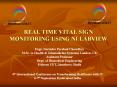 Real Time Vital Sign Monitoring Using NI Labview PowerPoint PPT Presentation