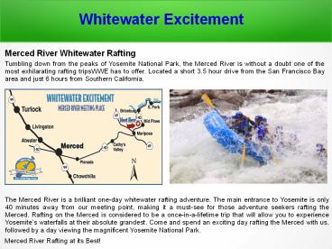 Whitewater Excitement