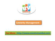 Celebrity Management