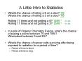 A Little Intro to Statistics PowerPoint PPT Presentation