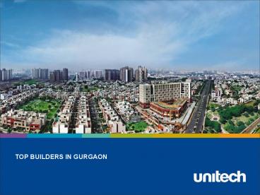 Top Builders In Gurgaon
