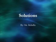 Solutions