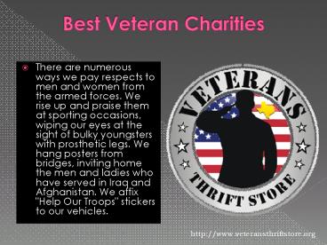 Best Veteran Charities