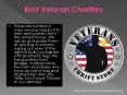 Best Veteran Charities PowerPoint PPT Presentation