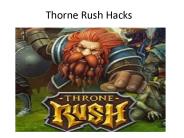 Throne Rush Cheats