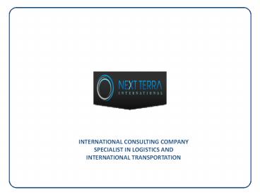INTERNATIONAL CONSULTING COMPANY SPECIALIST IN LOGISTICS AND INTERNATIONAL TRANSPORTATION (1)