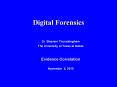 Digital Forensics PowerPoint PPT Presentation