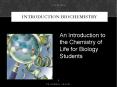 INTRODUCTION Biochemistry PowerPoint PPT Presentation