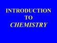 INTRODUCTION TO CHEMISTRY PowerPoint PPT Presentation