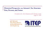 Historical Perspective on Arizona