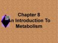Chapter 8        An Introduction To Metabolism PowerPoint PPT Presentation
